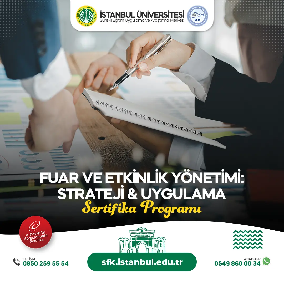 Fuar ve Etkinlik Yönetimi: Strateji & Uygulama Sertifika Programı