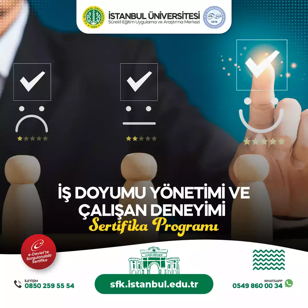 İş Doyumu Yönetimi ve Çalışan Deneyimi Sertifika Programı
