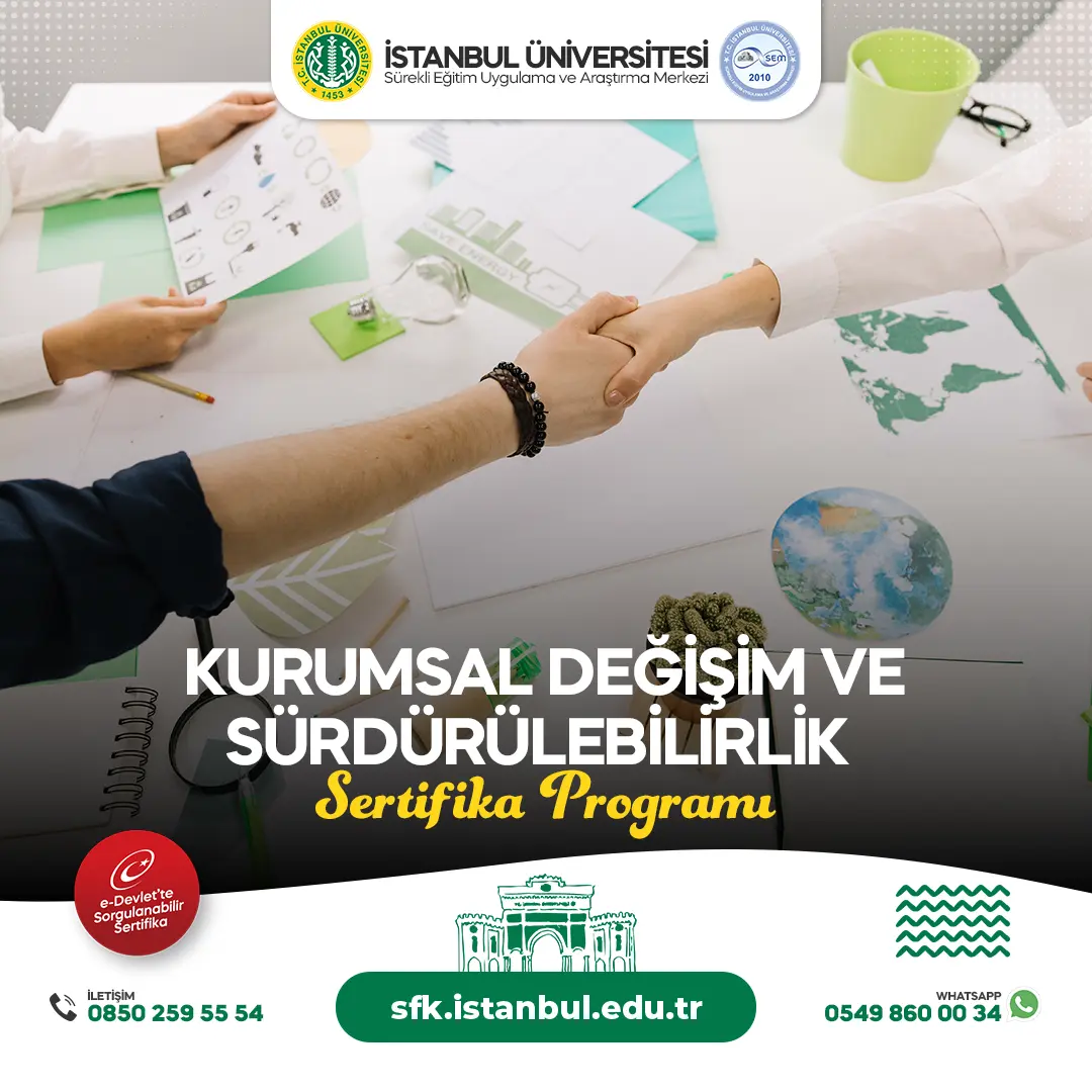 Kurumsal Değişim ve Sürdürülebilirlik Sertifika Programı