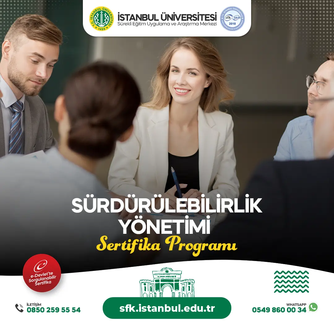 Sürdürülebilirlik Yönetimi Sertifika Programı