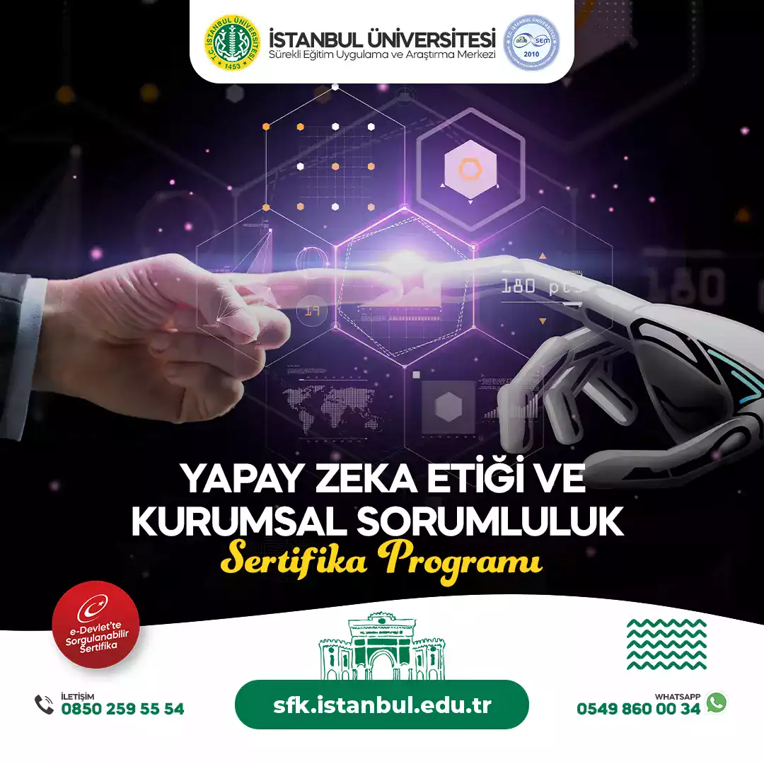 Yapay Zeka Etiği ve Kurumsal Sorumluluk Sertifika Programı