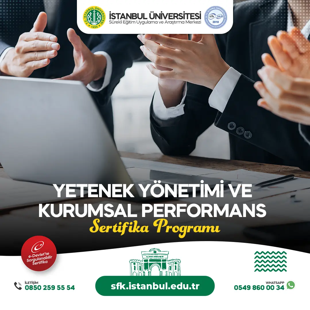 Yetenek Yönetimi ve Kurumsal Performans Sertifika Programı